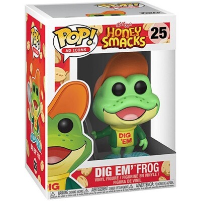 Funko Pop! Ad Icons Kellogg's Honey Smacks DIG EM' FROG #25 OVP