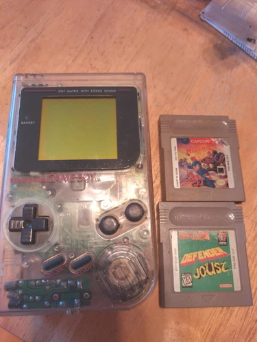 Gameboy Clear And Mega Man 4 + Game