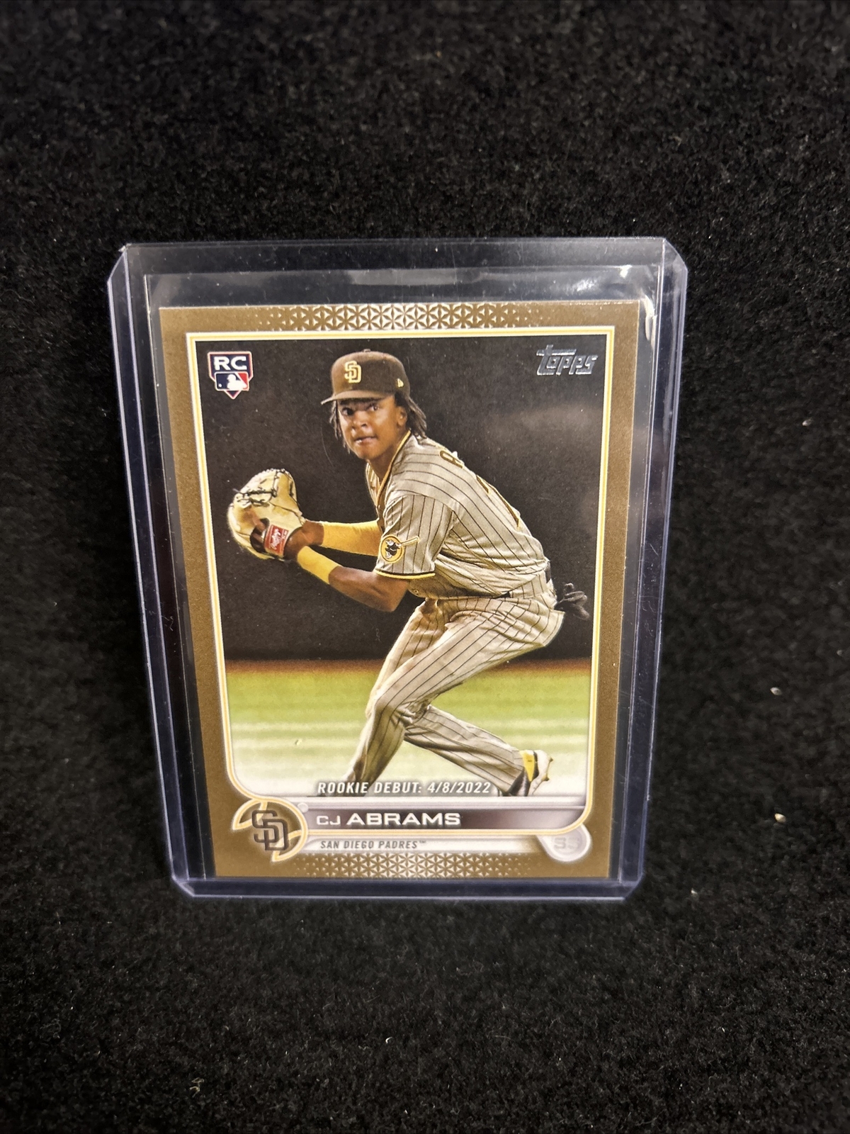 2022 TOPPS UPDATE ROOKIE DEBUT GOLD CJ ABRAMS RC