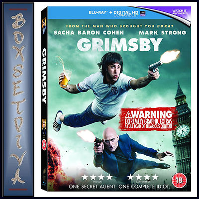 GRIMSBY - Sacha Baron Cohen  **BRAND NEW BLURAY**