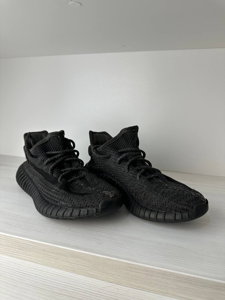 YEEZY BOOST 350 V2 FU9006 BLACK 24cm箱付き Size 11 - adidas Yeezy Boost 350 V2 Black 2019 FU9006 USED