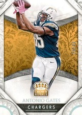 ANTONIO GATES 2016 Crown Royale HOLO PLATINUM /99 Chargers #4