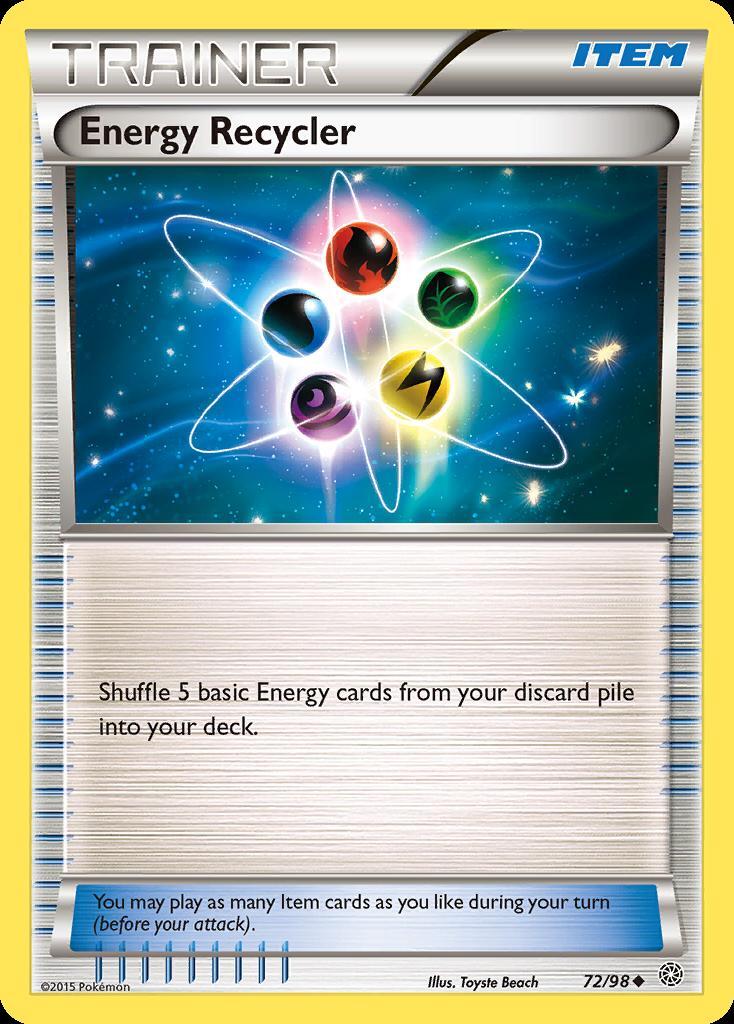 Pokemon Energy Recycler (72/101) Ancient Origins LP