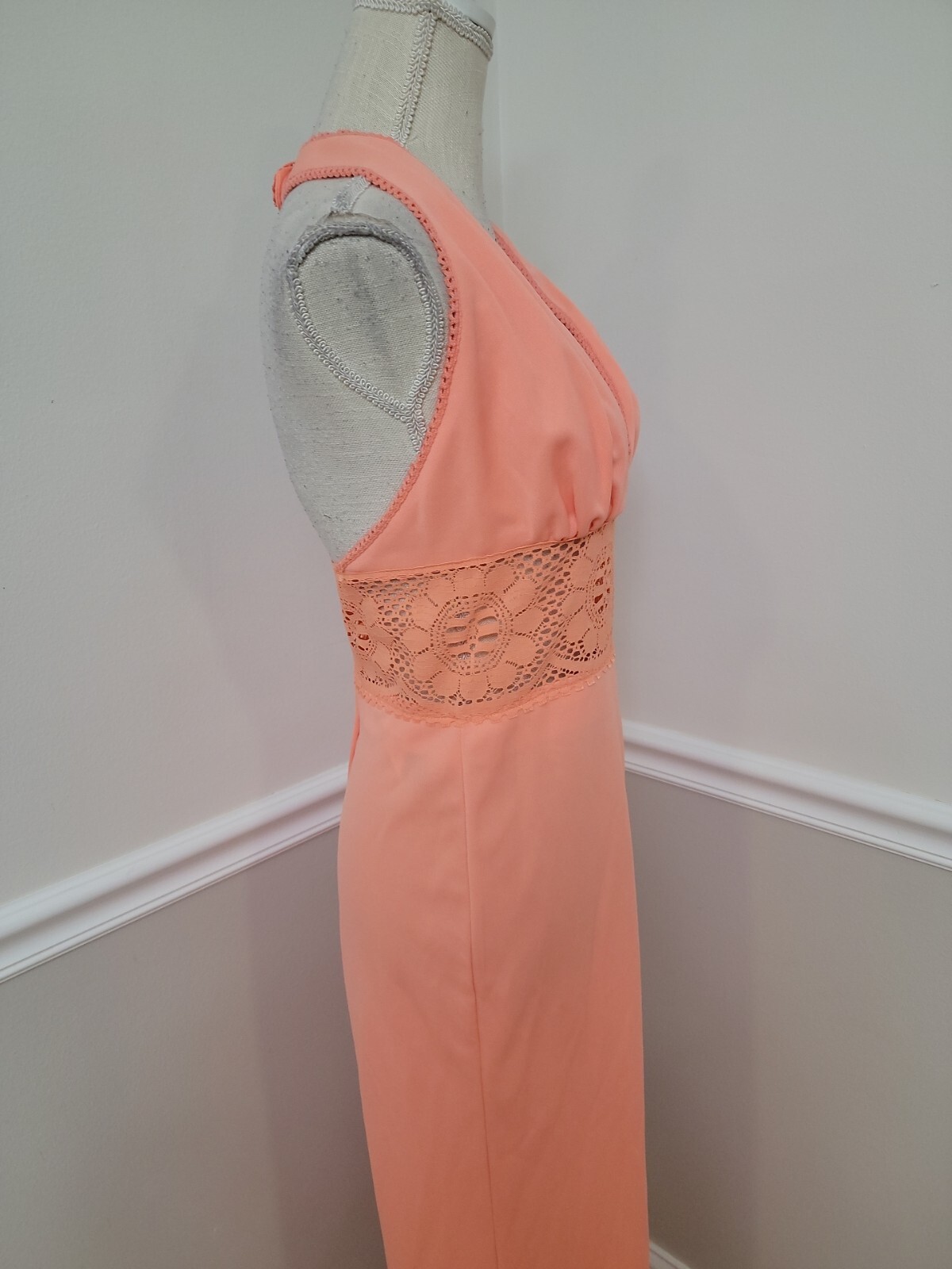 VTG'70s JCPENNEY Halter Jumpsuit Romper Hippie Mod Gogo Deadstock Bell