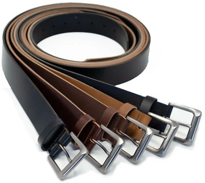 Ashford Ridge Full Leather Belt 40mm - Made in England - Size 28" - 60" 5 Colour