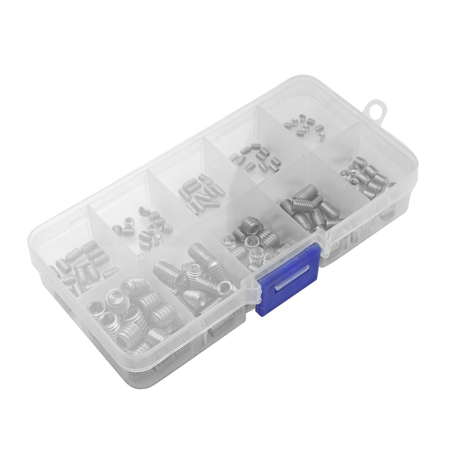 Set Screw Assortment Kit Stainless Steel Bolts Screws 200Pcs AXK