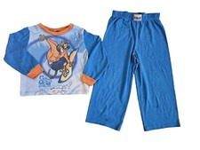 Vintage 1980's Wormser Scooby-Doo 2 Piece Pajama Set Boys Size 6/7