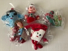 CVS Rudolph Misfit Toys Lot of 5 Plush Stuffed Charlie, Train, Plane, Cowboy
