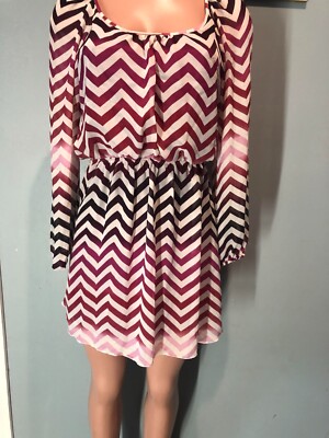Accidentally In Love Big Girls Dress Size M Long Sleeves
