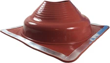 #7 (DFE207RE) Red  Square High Temperature Silicone Flexible Pipe Flashing