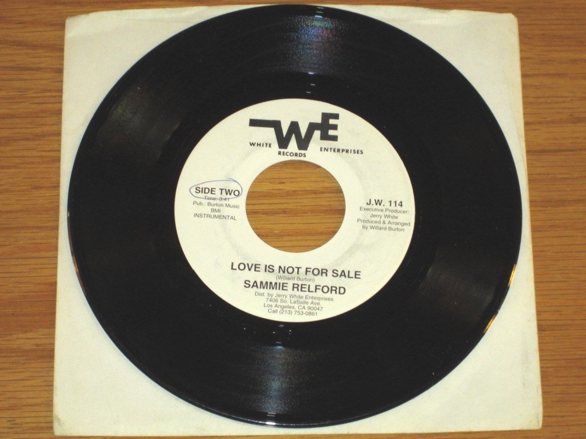 【SOUL】SAMMIE RELFORD SOUL 45 RPM - SAMMIE RELFORD - WHITE ENTERPRISES 114 - 