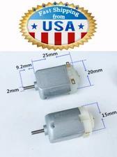 3 x FA-130RD DC Motor 1.5V 3V 6V 18000 RPM High Speed Metal Brush DIY Toy Car
