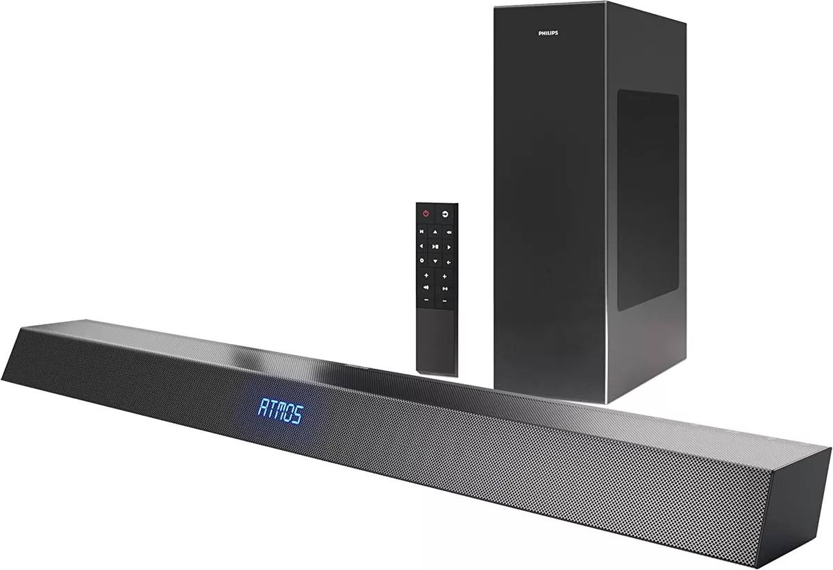 Philips Sound bar with Subwoofer. Great for Home Theater. TV