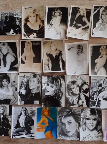 Vintage Samantha Fox Lot of 46 Photos 80's - Picture 4 of 6