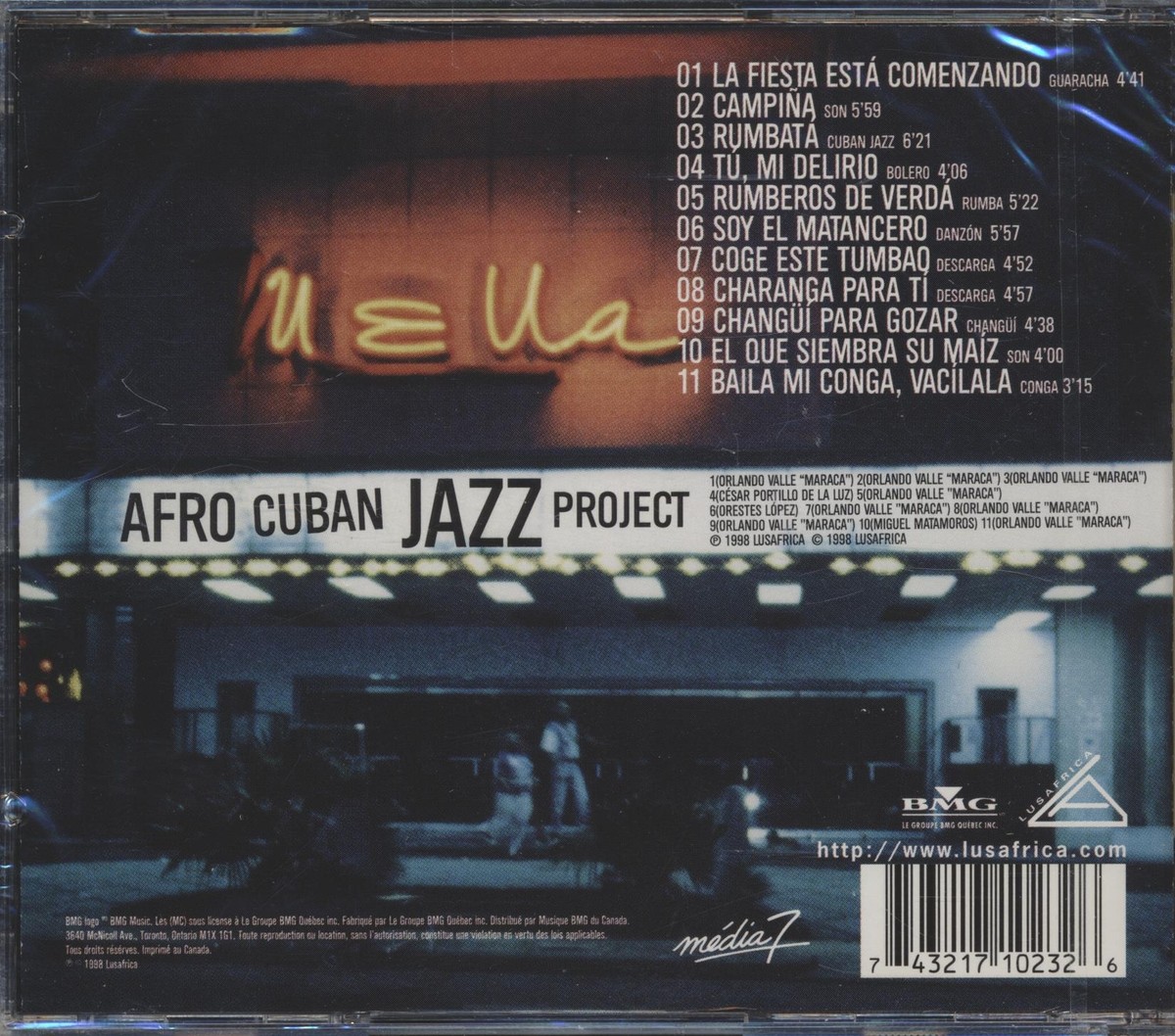 Afro Cuban Jazz Project - Descarga Uno CD **BRAND NEW/STILL SEALED