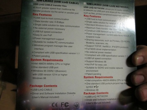 USB EASY FILE TRANSFER CABLE PC-LINK BRIDGE SYSTEM FOR Windows 95 98 XP ME 2000 - Picture 3 of 3