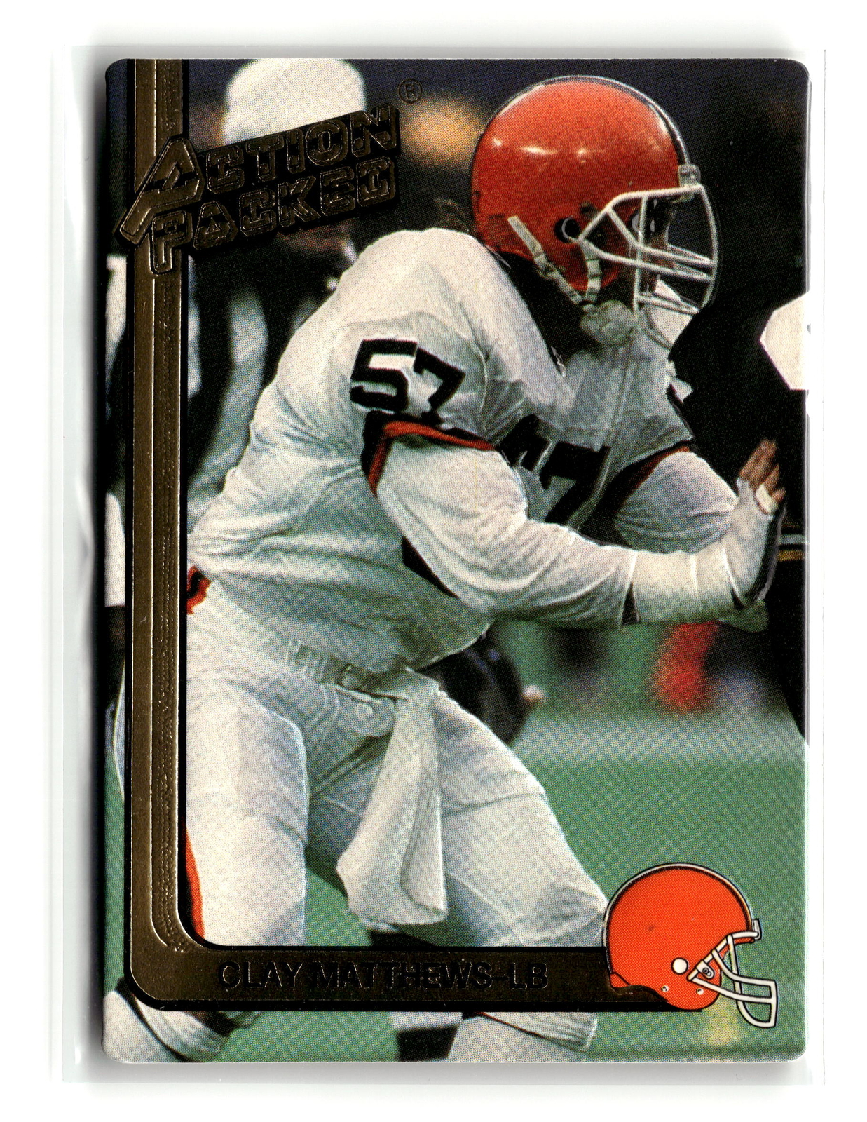 1991 Action Packed #47 Clay Matthews Cleveland Browns