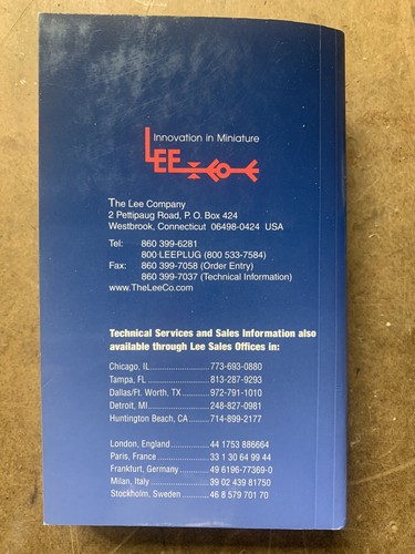 Hydraulic Technical Handbook Lee Company 11th Edition 2009 - Picture 7 of 7