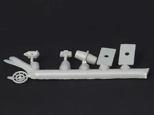 RCR - HO PARTS 50ft MDC - #12005 -  BOXCAR BRAKE DETAILS 10 pieces