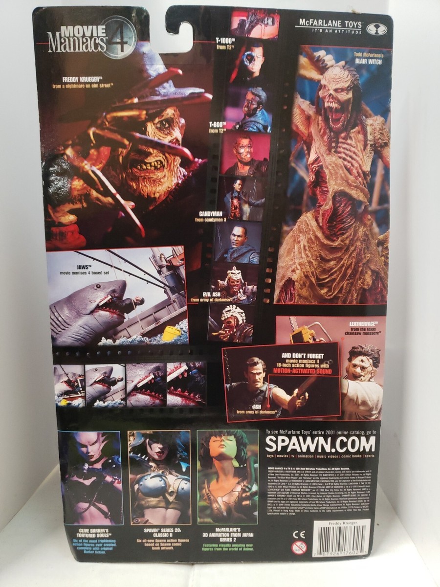 稀少 MOVIE MANIACS 4 A nightmare 映画 フィギュア McFarlane Toys Movie Maniacs series 4 Freddy Kruger A