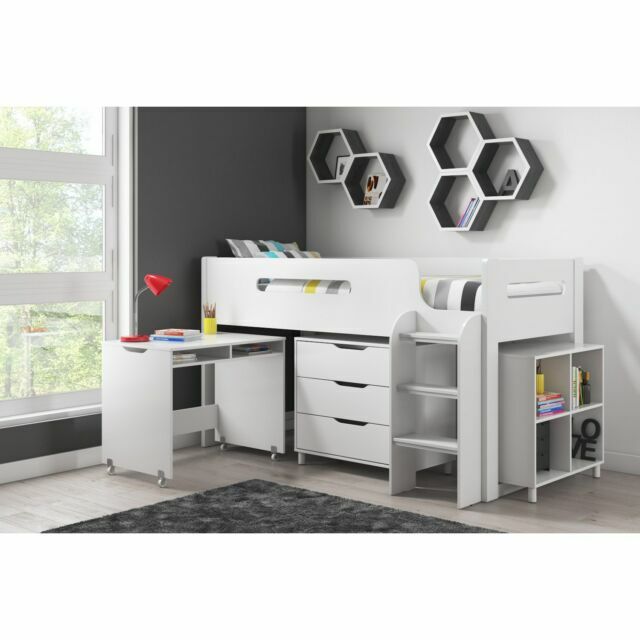 Dynamo DYN001 Cabin Bed Midsleeper with Ladder and Storage with