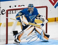 Signed Joel Hofer St. Louis Blues Autographed 8x10 Photo #4 Original