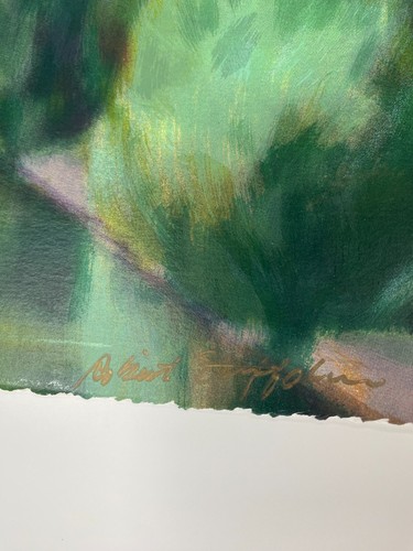 "Herbstmedley" von Robert Striffolino. Limitierte Auflage signierter Siebdruck. - Bild 2 von 3