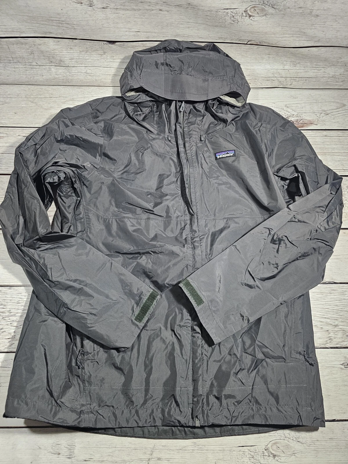 Patagonia Light Storm Jacket Mens L Gray Nice G3