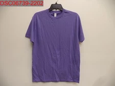 NWOT - Stain, JERZEES Men's Violet Dri-Power 50/50 T-Shirt, Size M