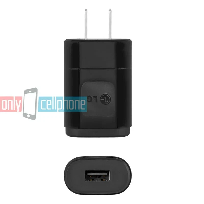 Original LG MCS-01W Universal 1.2A Negro USB Cargador de Pared Adaptador de Corriente Bloque Foto 4 de 4