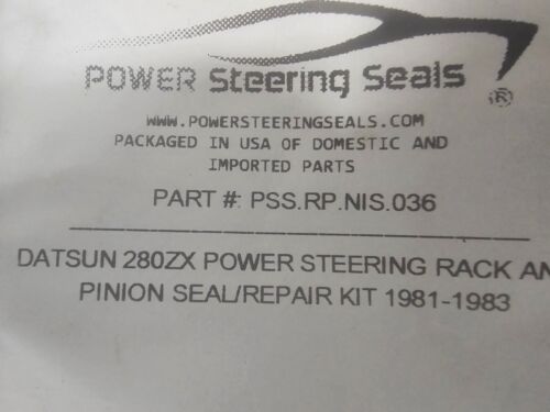 Datsun / Nissan 280ZX Rack & Pinion Power Steering Rebuilt Kit - New - Photo 1/2