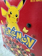 NEW Sealed- GENERAL MILLS POKEMON BERRY BOLT CEREAL PUFFS W/ MARSHMALLOWS 17 OZ