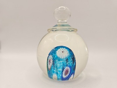 Fratelli Toso Murano Art Glass Millefiori Paperweight Knob Handle