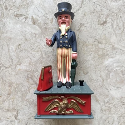 Uncle Sam Mechanical Bank Plastic for sale | eBay