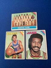 1975-76 Topps - #217 Suns Paul Westphal #182 Nate Williams #142 Larry McNeill