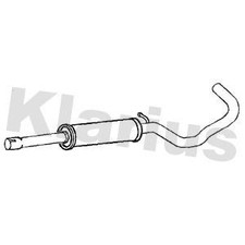 Centre Exhaust Pipe & Silencer for Seat Ateca TSi 115 Ecomotive 1.0 2016-Present