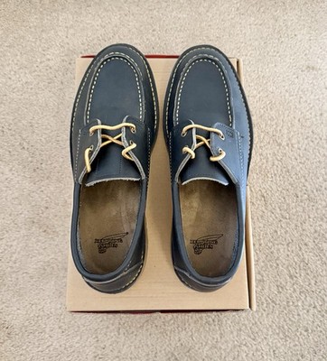 Red Wing 3332 Weekender Camp Moc Leather Shoes Size 8 D Navy