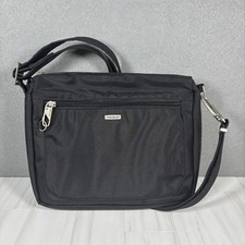 Travelon RFID Anti-Theft Classic Small East West Crossbody Bag Purse Zipper Lock