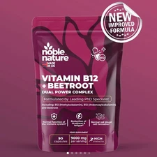 Vitamin B12 & Beetroot Complex High Strenght Due Power Complex 90 Capsules