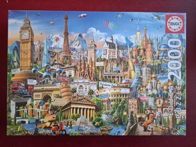 Puzzle Europe Landmarks 2000 NEU OVP Educa (Paket Sammlung)