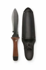 Hori Hori Garden Knife, Traditional Japanese Weeding Tool with ergonomic wood...