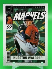 2024 Panini Donruss - Diamond Marvels #16 Hurston Waldrep Rookie Card Braves K2