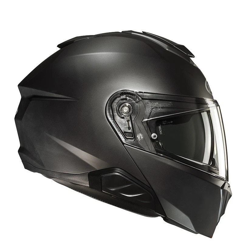 Casco Moto Modular HJC I91 Matt Black Mate 154370 - Imagen 3 de 4