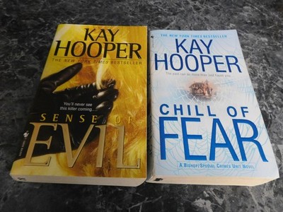 Kay Hooper lot of 2 Bishop Special Crimes Series Romantic Suspense Paperbacks
