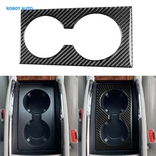 Central Water Cup Holder Frame Trim For Buick LaCrosse 2010-2013 Carbon Fiber