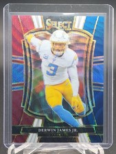 DERWIN JAMES JR 2025 SELECT PREMIER LEVEL TRI COLOR PRIZM /299 CHARGERS Q4274