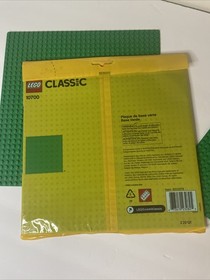 3 LEGO CLASSIC Green Baseplate (10700), new in sealed package + Two Used 10 X 10