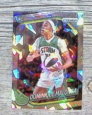 2025 Panini Prizm WNBA #116 Dominique Malonga Ice Prizms RC