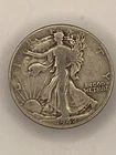 1942-P Walking Liberty Half Dollar AU 90% Silver Philadelphia Ungraded