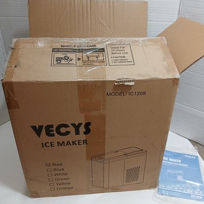 Countertop Ice Maker Machine - Compact & Efficient Ice Production Vecys Small